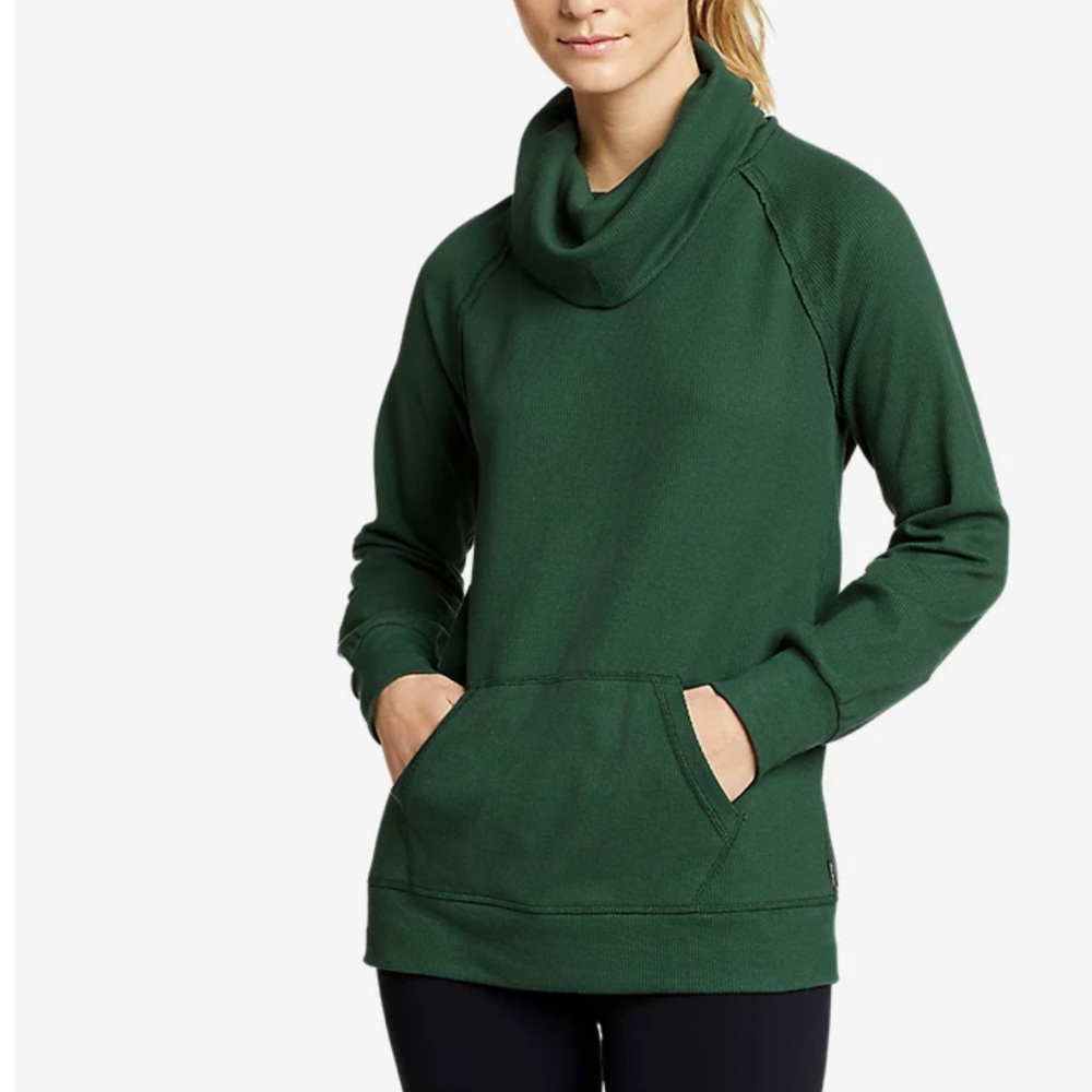 NWT Eddie Bauer Thermal Long Sleeve Funnel Neck Size Small